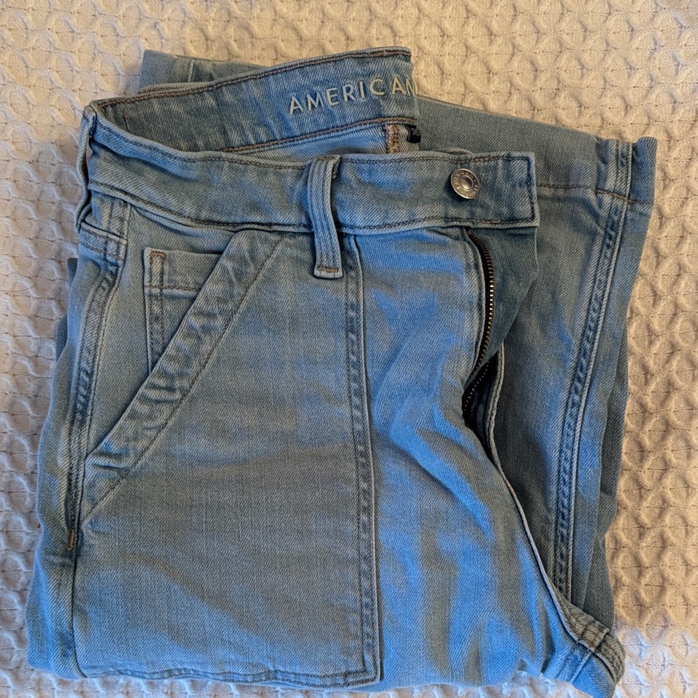 American Eagle Outfitters Super High Rise Baggy Wide Leg size 4